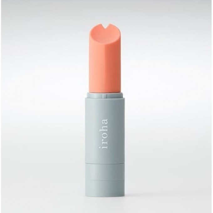 Вибратор в форме оранжевой помады IROHA Stick HMS-01